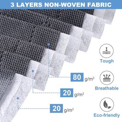 Lifewit Large Capacity Clothes Storage Bag Organizer with Reinforced Handle Thick Fabric for Comforters, Blankets, Bedding, Foldable with Sturdy Zipper, Clear Window, 6 Pack, 90L, Grey