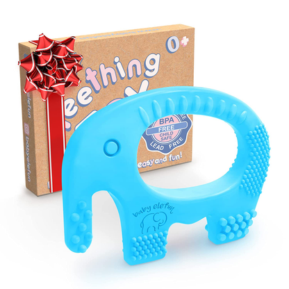 Teether Easy to Hold BPA Free Silicone Elephant 