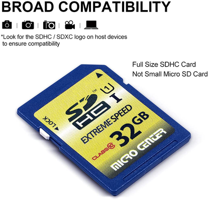 Class 10 SDHC Flash Memory Card SD Card by Micro Center