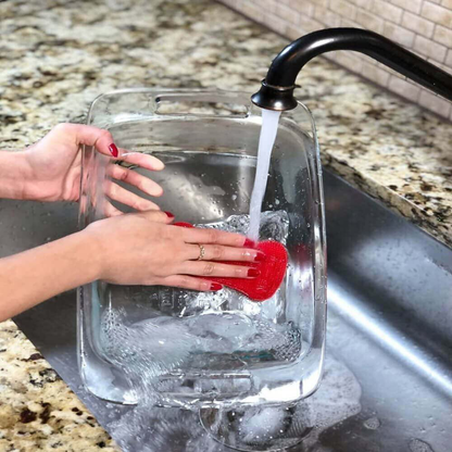 Silicone Sponge Dish Washing Kitchen Scrubber - Magic Food-Grade Dishes Multipurpose Better Sponges Non Stick Cleaning Smart Kitchen Gadgets Brush Accessories