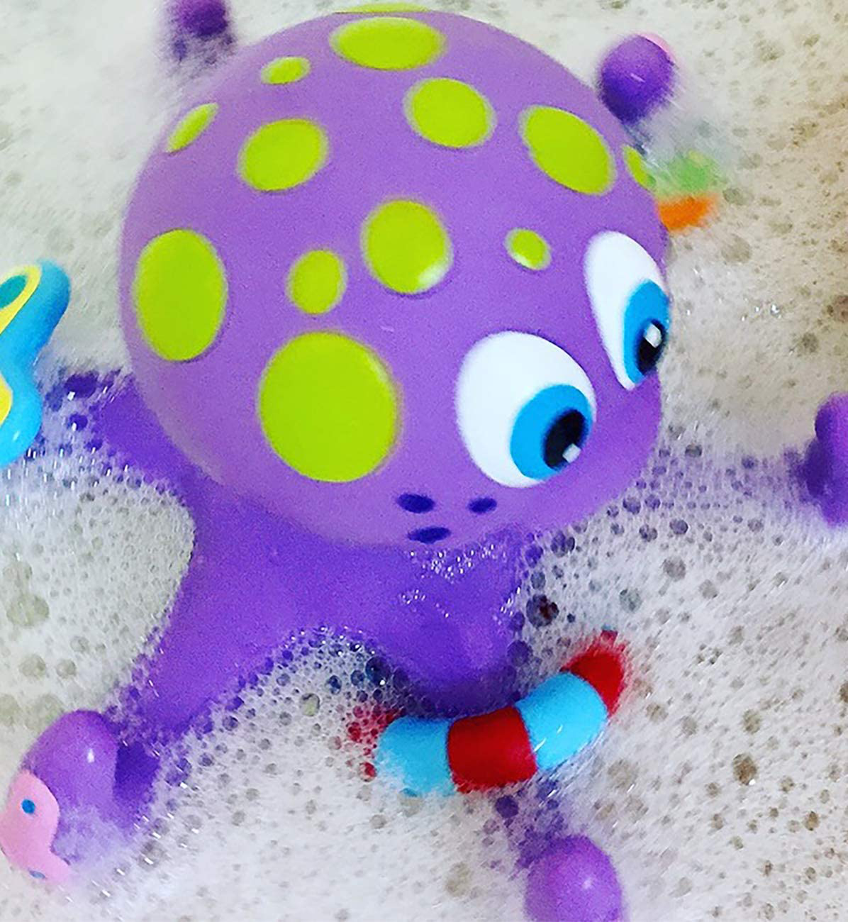 Nuby Octopus Floating Bath Toy , Purple