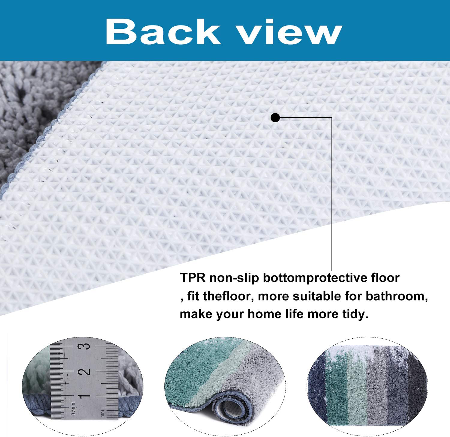 Simple and Soft, Polyester Fiber Carpet, Floor mat into The Bedroom and Living Room