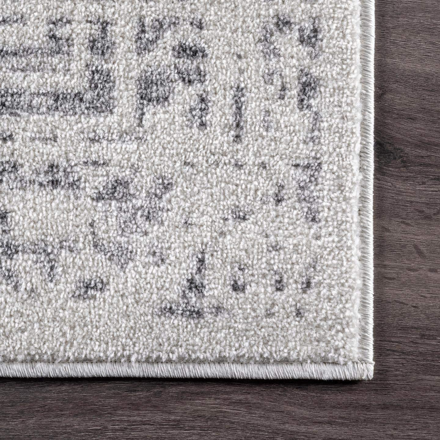 nuLOOM Arlena Vintage Area Rug, 6' Square, Grey