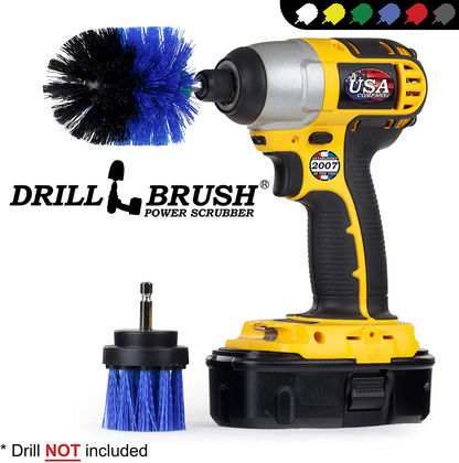 Cleaning Supplies - Pool Accessories - Drill Brush - Small Spin Brush Pool Maintenance Set - Slide - Deck Brush - Pond Liner - Hot Tub - Spa - Pool Brush - Diving Board - Carpet Cleaner