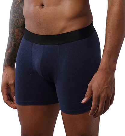 LYYTHAVON Men's Boxer Briefs Cotton Tag-Free Underwear Boxer Briefs
