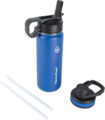 Thermoflask Double Stainless Steel Insulated Water Bottle, 40 oz, Cobalt