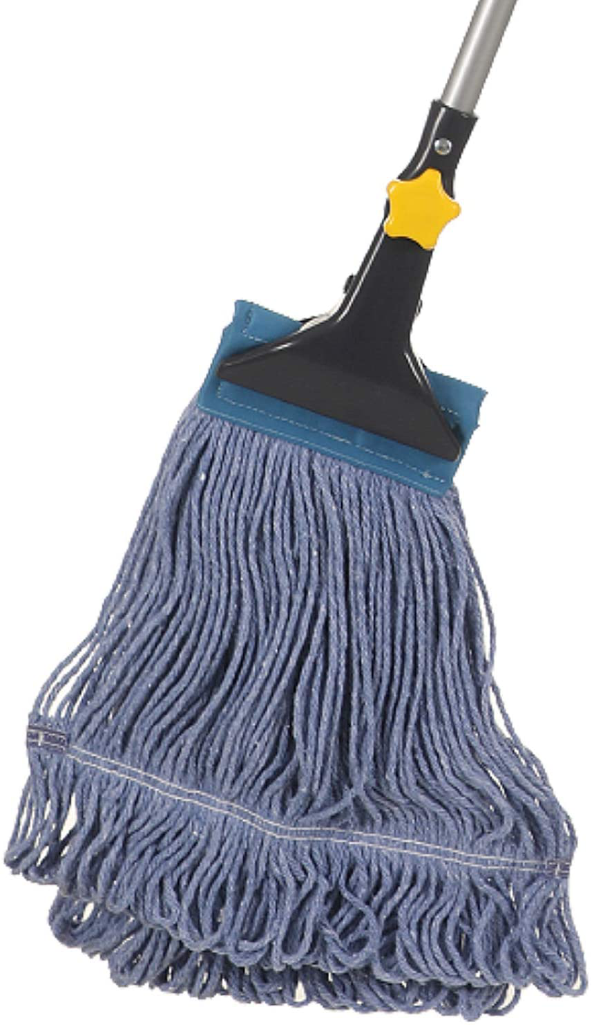 Yocada Looped-End String Wet Mop Head Refill Replacement Heavy Duty Cotton Commercial Industrial Grade Floor Cleaning