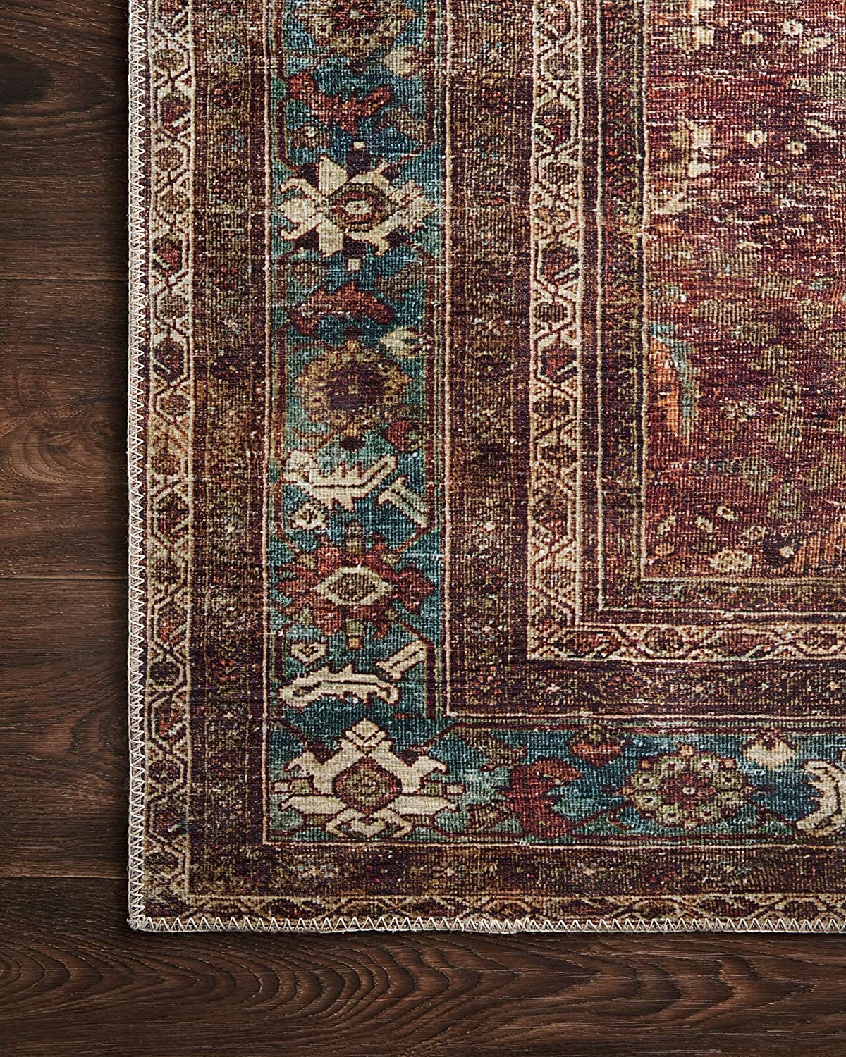 Loloi II Layla LAY-13 Antique Traditional Accent Rug 3'-6" x 5'-6"