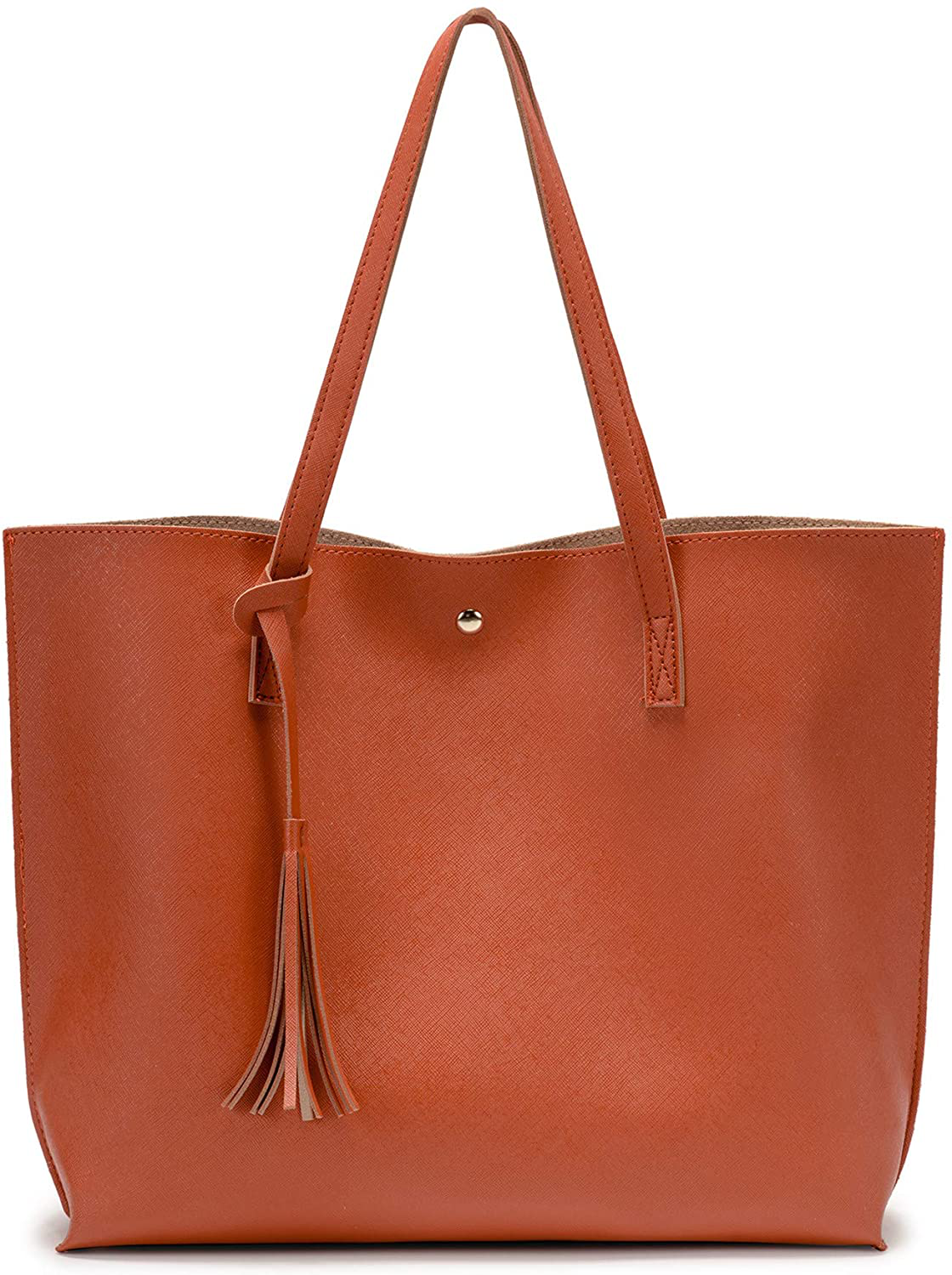Women's Tote Bags Top Handle Satchel Handbags Faux Leather Tassel Shoulder Purse