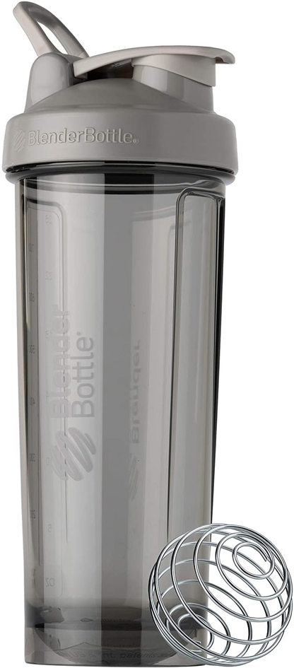 BlenderBottle Shaker Bottle Pro Series Perfect for Protein Shakes and Pre Workout, 24-Ounce, Black