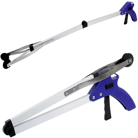 32" Extra Long Folding Reaching Grabber Claw Heavy Duty Mobility Aid Arm