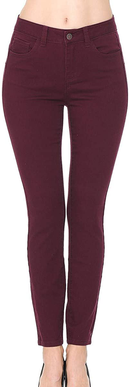 Wax Jean Denim Women's Juniors Push-Up High-Rise Skinny Jean in Fine Cotton D.