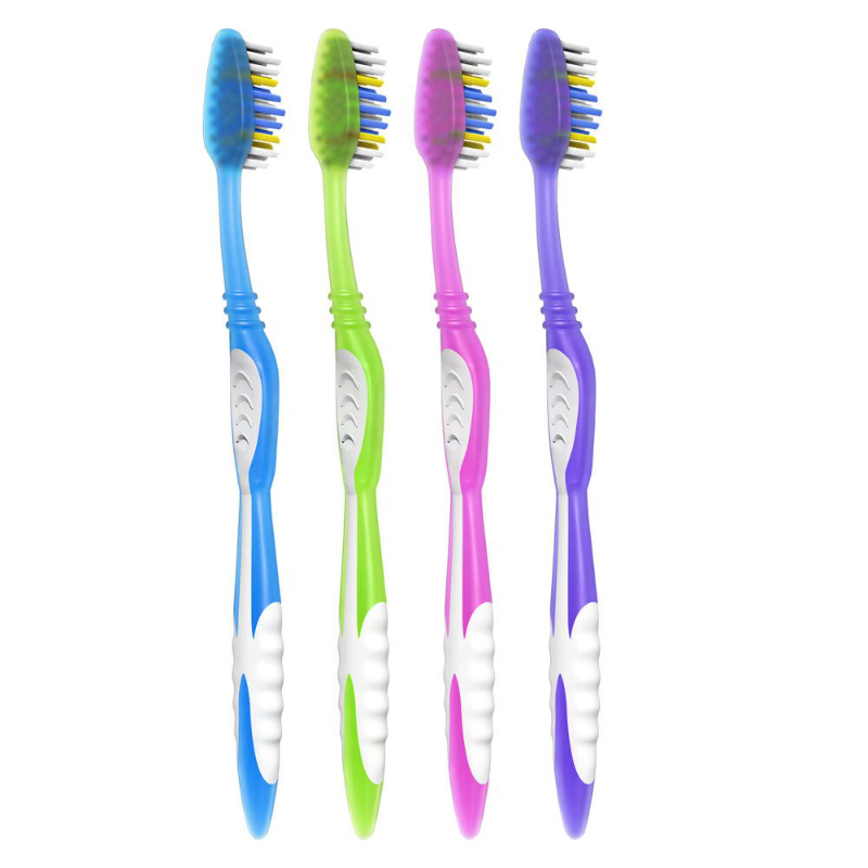 6 Pack Soft Or Medium Bristle Colgate Extra Clean Toothbrushes
