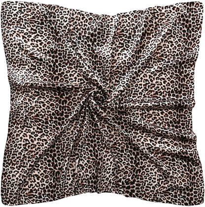 35" Square Silk Like Head Scarf - Women's Fashion Silk Feeling Scarf