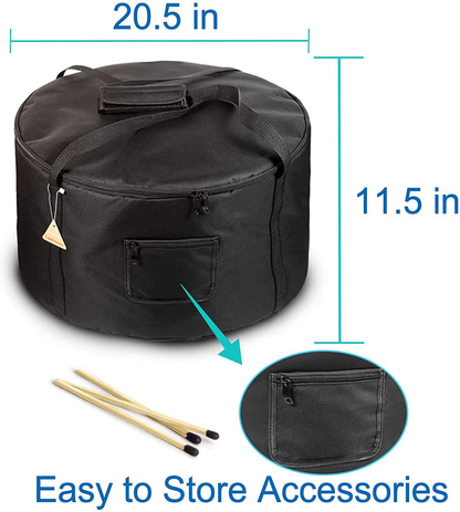 Carrying Bag for Outland Firebowl 823 Outdoor Portable Propane Fire Pit Carrying Bag for Firebowl 870 Water-Resistant 19 Inch Gas Fire Pit Carry Bag for Outland Fire Bowl 893