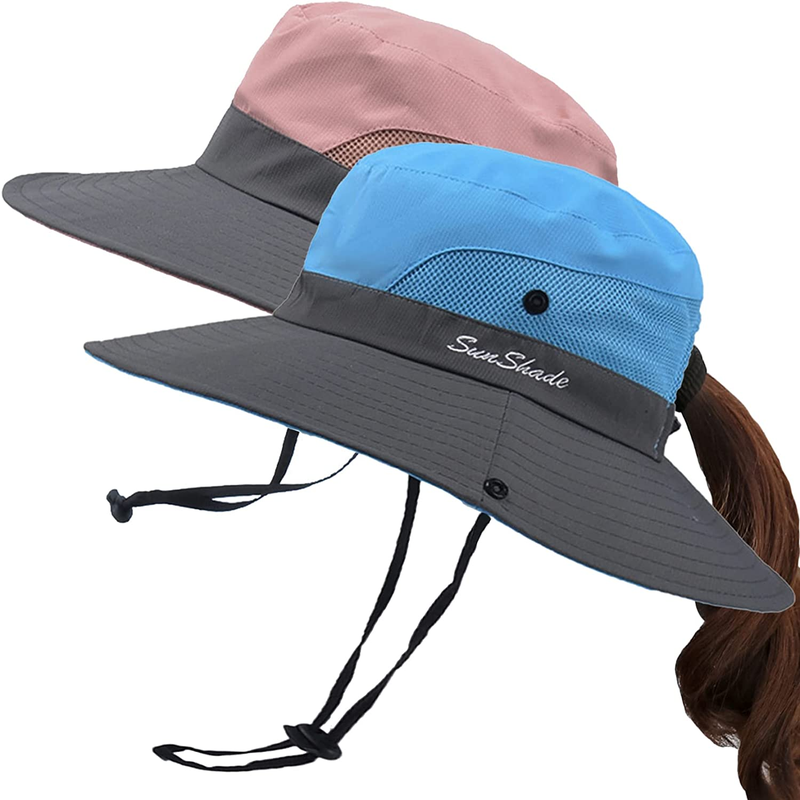 Fishing Sun Bucket Hat for Men or Women 3” Wide Brim UPF 50+