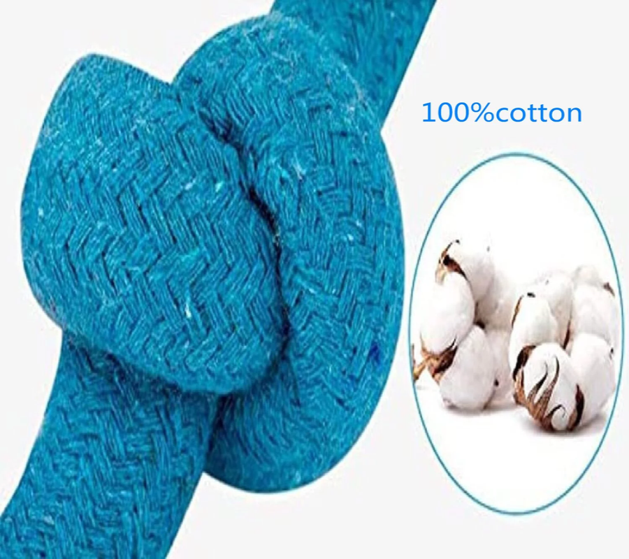 12 Pack Dog Chew Toys for Large Dogs - Aggressive Chewers, 100% Cotton for Teeth Cleaning