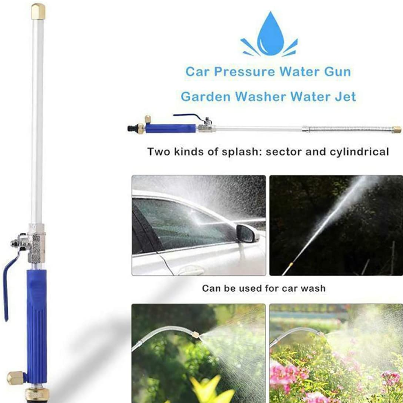 2 in 1 High Pressure Hydro Jet Wand, Extendable Garden Sprayer