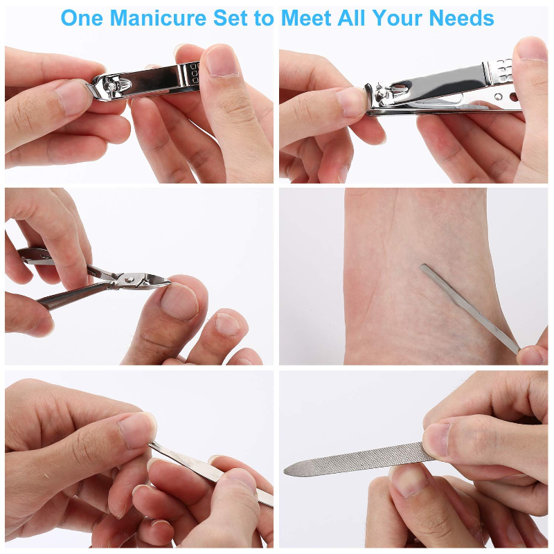 19 in 1 Stainless Steel Manicure Kit
