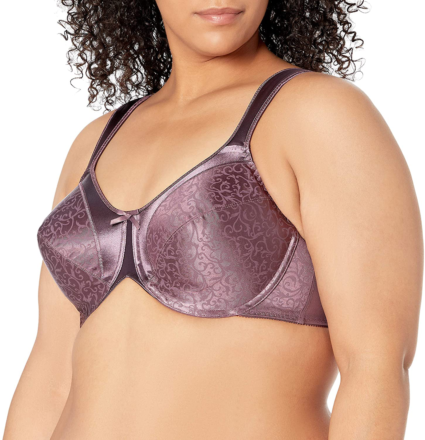 Bali Women's Satin Tracings Minimizer Underwire Bra DF3562