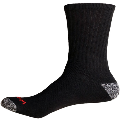 12 Pair Pack Men's Cushion Crew Works Socks