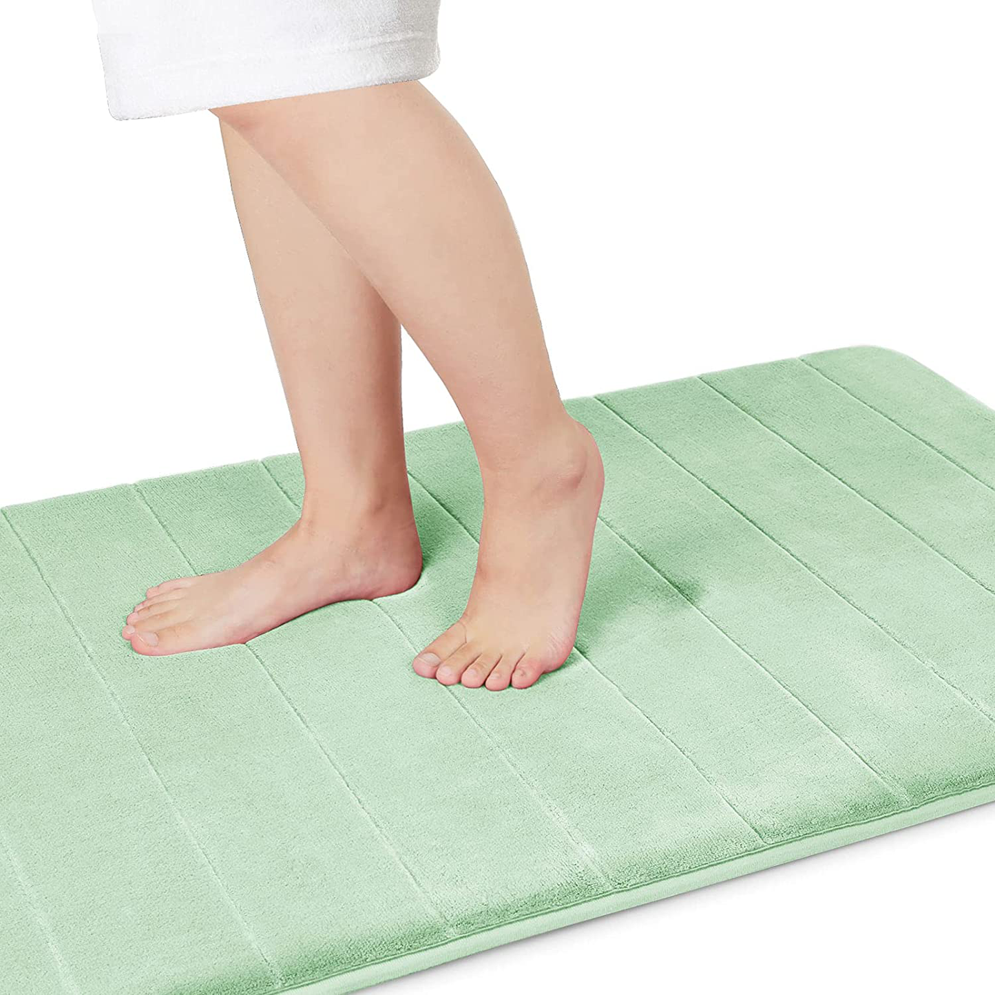 Memory Foam Bath Mat Rug, Comfortable, Soft, Super Water Absorption, Machine Wash, Non-Slip for Bathroom 