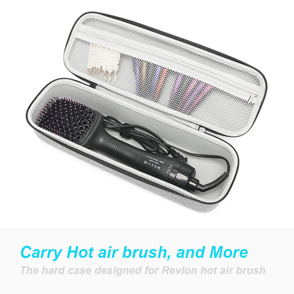 Hard Travel Case for Revlon Hair Dryer & Volumizer& Styler Carrying Case Black