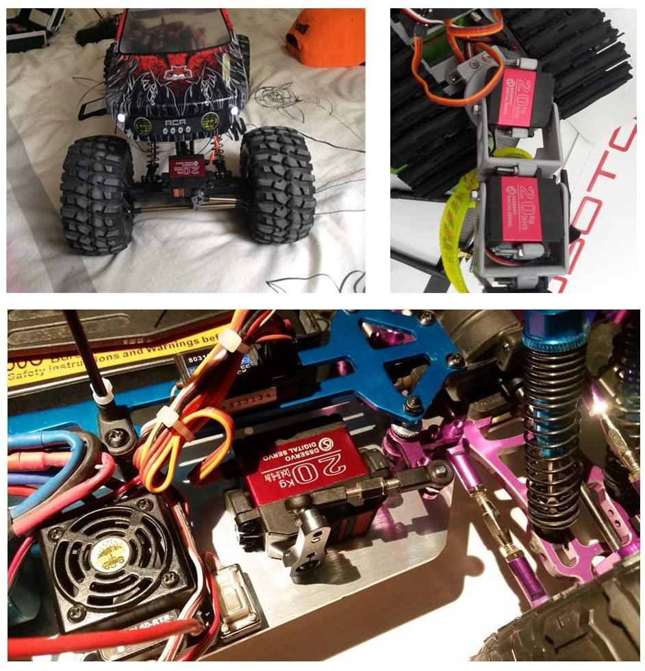ANNIMOS 20KG Digital Servo High Torque Full Metal Gear Waterproof for RC Model DIY, DS3218MG,Control Angle 270°