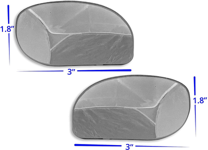 Blind Spot Mirrors Unique design Car Door mirrors | Mirror for blind side engineered by Utopicar for larger image and traffic safety