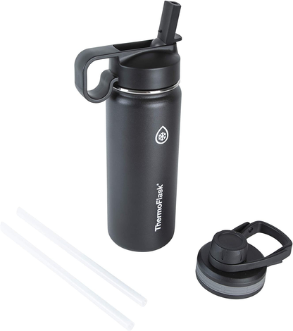 Thermoflask Double Stainless Steel Insulated Water Bottle, 40 oz, Cobalt