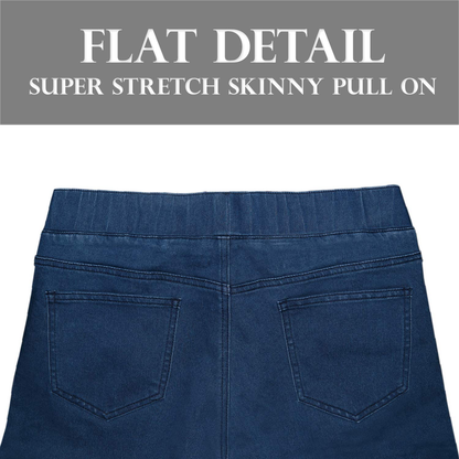 H&C Women Super Stretch Skinny Pull on Pant with Petite Regular and Long Inseam