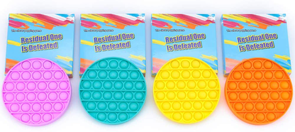 Silicone Push Pop It Fidget Toy - Sensory, Anxiety Relief Toys
