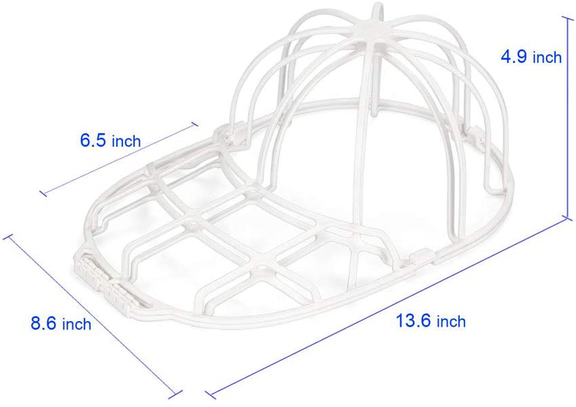 YEENOR Hat Washer, 3 Pack Cap Washer,Baseball Cap Washers,Baseball Hat Cleaner/Cleaning Protector,Ball Cap Washing Frame Cage Hat Washing Holder,Ball Cap Hat Visors Shaper/Organizer for Washing Machine