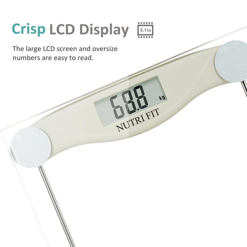 Digital Bathroom Scale for Body Weight, Precision Weighing Scale for Weight Loss, High Accuracy Measurements