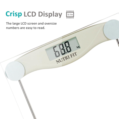 Digital Bathroom Scale for Body Weight, Precision Weighing Scale for Weight Loss, High Accuracy Measurements