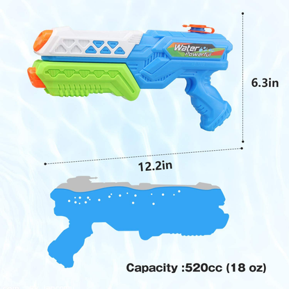 Toy Life Water Guns for Kids or Adults - 2 Pack Super Blaster Soaker Water Gun - Water Shooter Toy - Kids Outdoor Toys and Games for Boys, Girls - Pool Water Guns Summer Toy for Toddlers, Kids, Adults