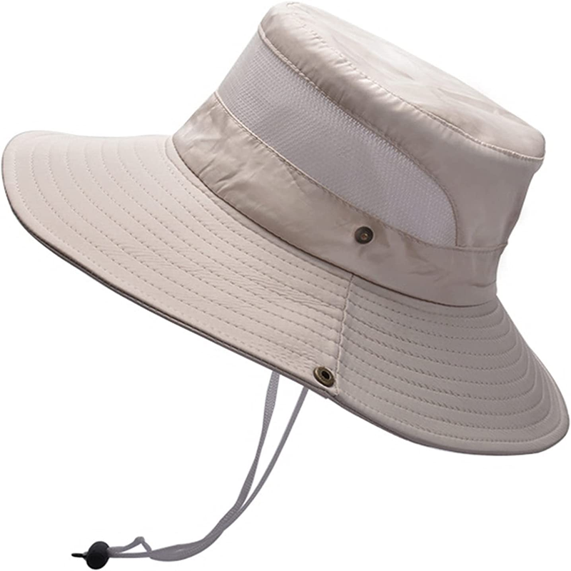 Fishing Sun Bucket Hat for Men or Women 3” Wide Brim UPF 50+