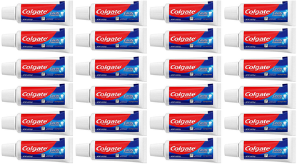 Colgate Cavity Protection Travel Toothpaste with Fluoride, TSA Approved Size - 1 ounce (24 Pack)