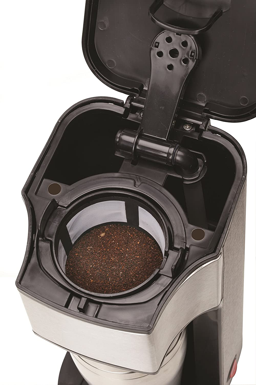 Capresso 425 On-the-Go Personal Coffee Maker, Silver/Black