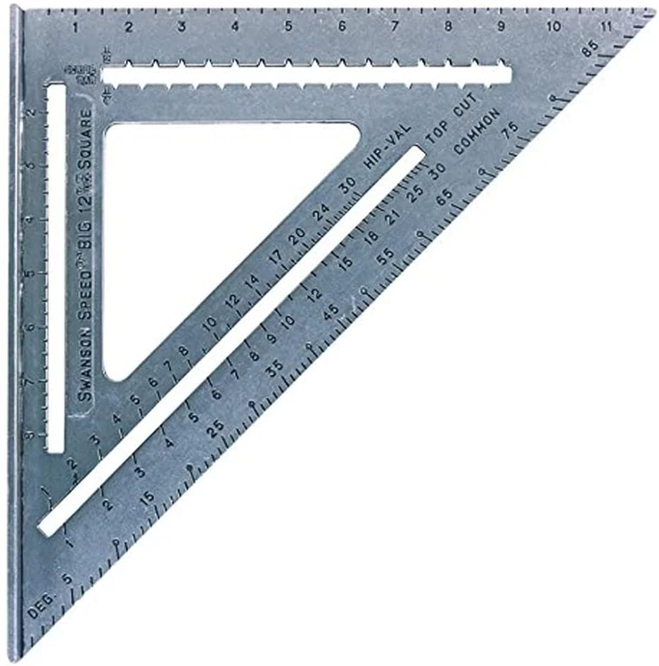 Swanson Tool Co S0101CB Speed Square Layout Tool with Blue Book and Combination Square Value Pack