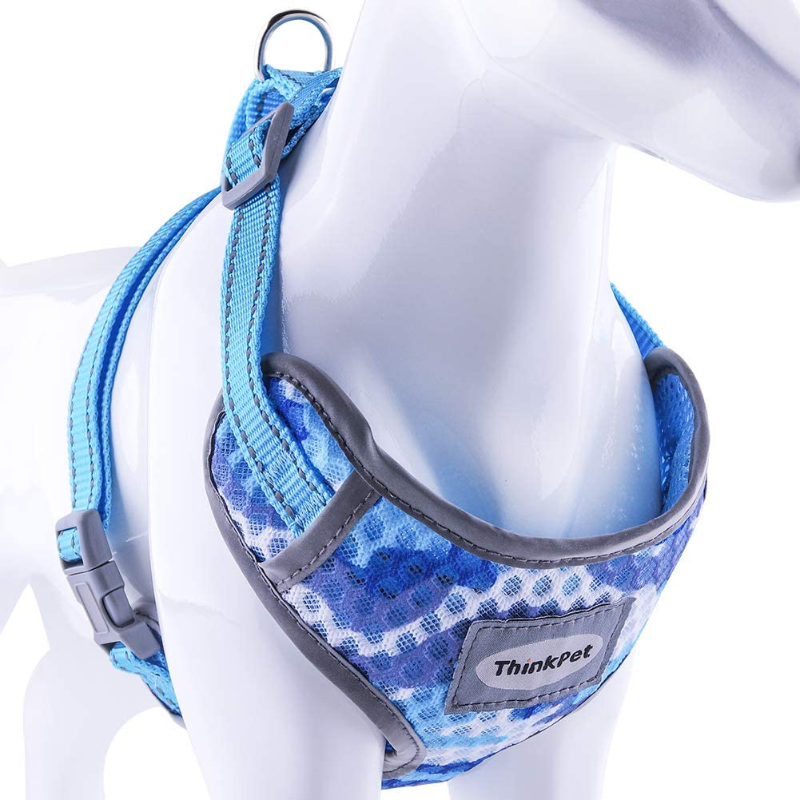 Reflective Breathable Soft Air Mesh No Pull Puppy Harness