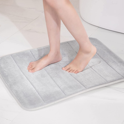 Memory Foam Bath Mat Rug, Non Slip Soft Bathroom Rug Thick Extra Absorbent 