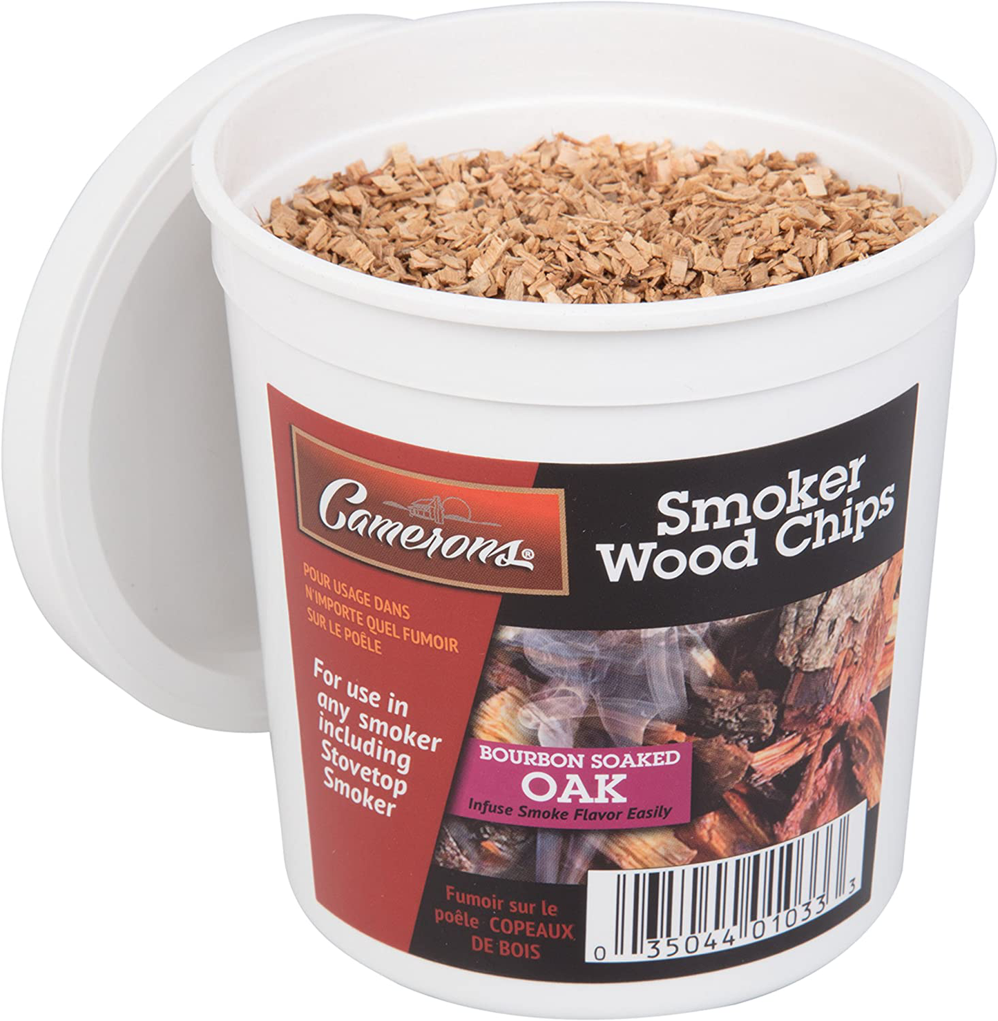 Camerons Smoking Chips- Kiln Dried, 100 Percent Natural Extra Fine Wood Smoker Sawdust Shavings (Apple, 1 Pint) (0.473176 L)