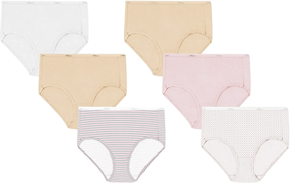 Hanes Women's Cotton Brief Underwear (Regular & Plus Sizes)