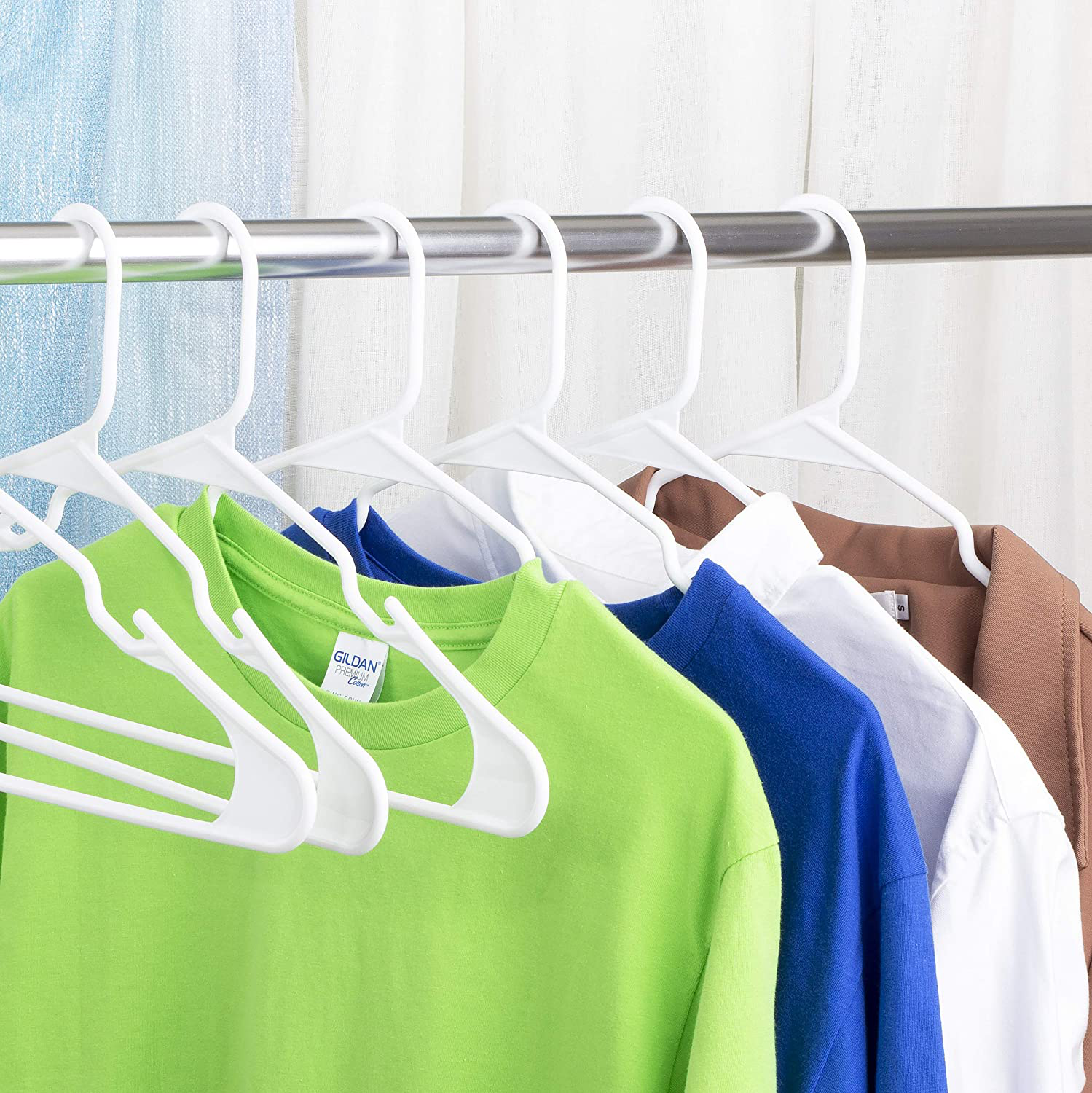 Mr. Pen- Plastic Hangers, 10 Pack, Hangers, Clothes Hangers, White Plastic Hangers, Clothing Hangers, Clothes Hangers Plastic, Hangers for Closet, Plastic Clothes Hangers, Shirt Hangers, Hangers White