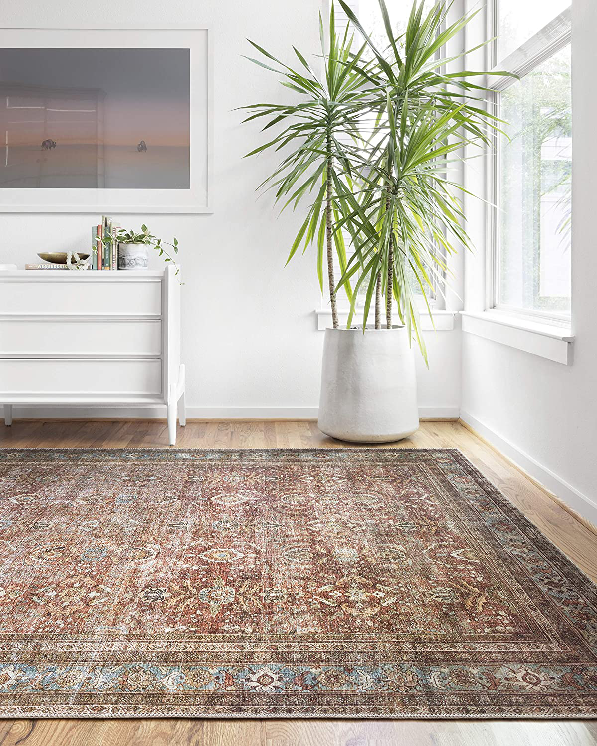 Loloi II Layla LAY-13 Antique Traditional Accent Rug 3'-6" x 5'-6"
