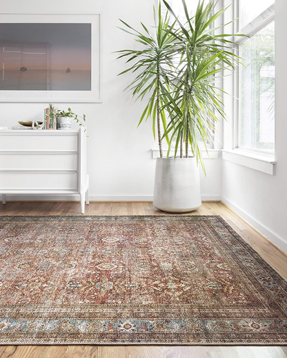Loloi II Layla LAY-13 Antique Traditional Accent Rug 3'-6" x 5'-6"