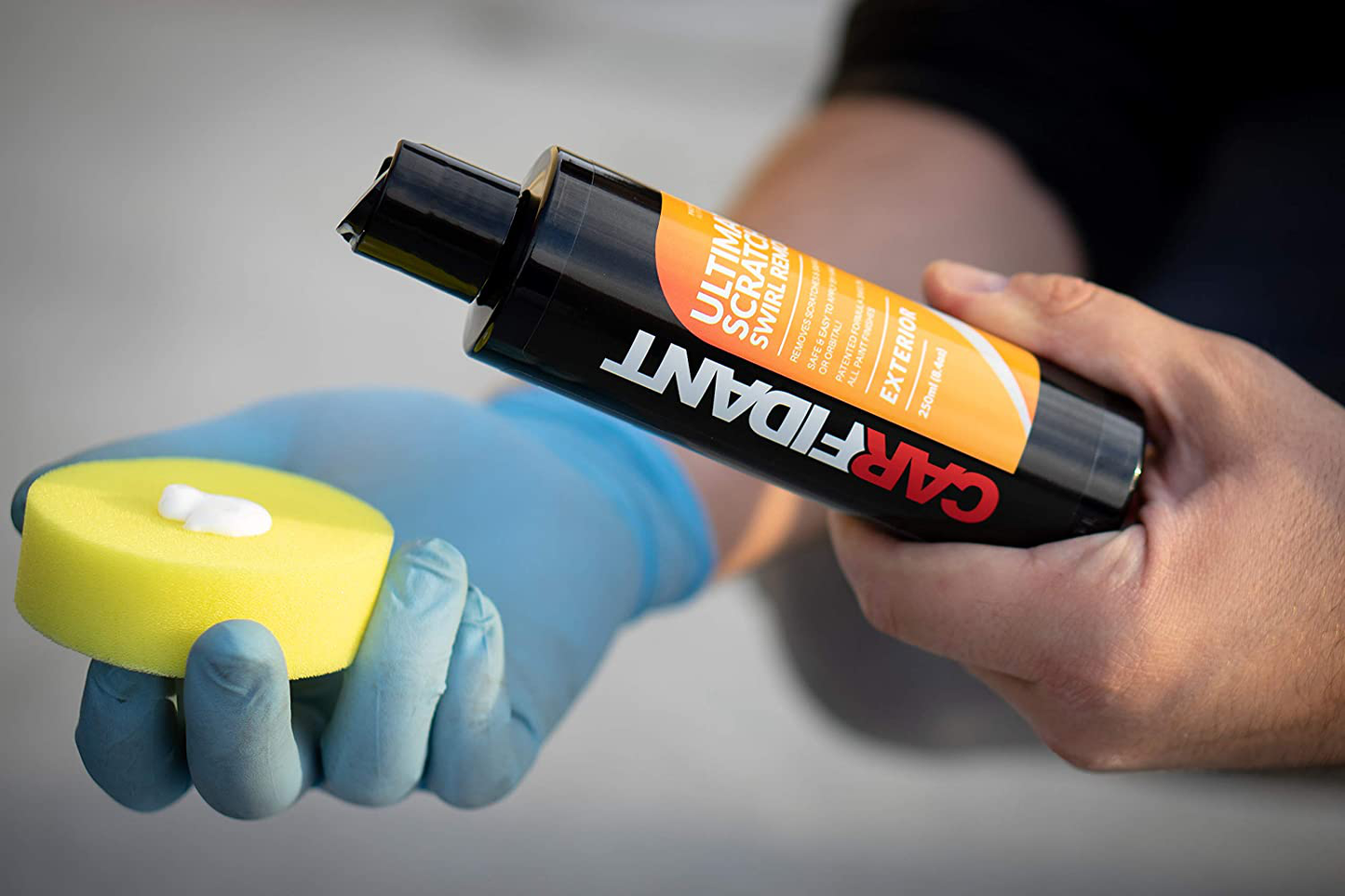 Carfidant Scratch and Swirl Remover - Ultimate Car Scratch Remover - Polish & Paint Restorer - Easily Repair Paint Scratches, Scratches, Water Spots! Car Buffer Kit