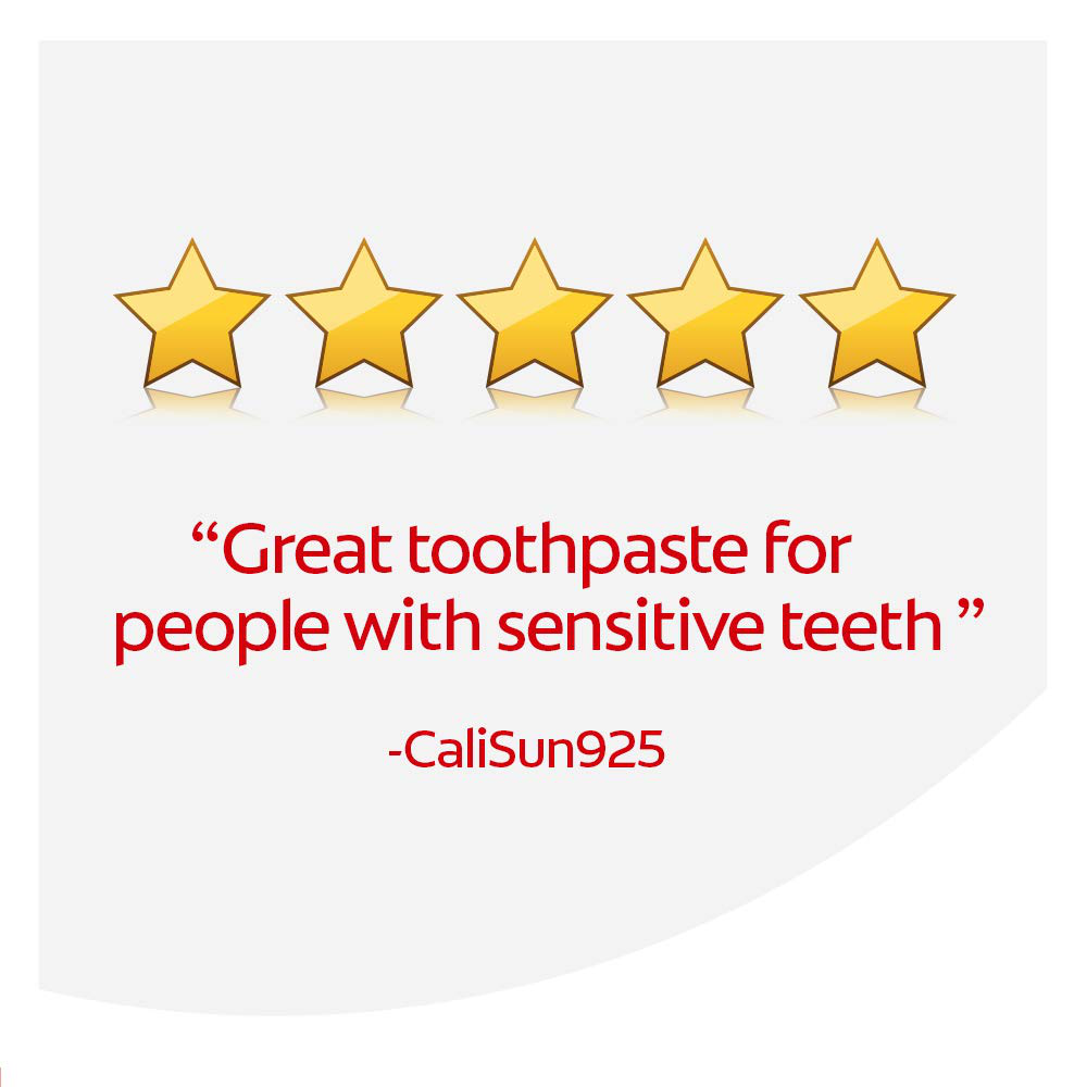 Colgate Whitening Toothpaste for Sensitive Teeth, Enamel Repair and Cavity Protection, Fresh Mint Gel, 6 Oz, Pack of 3