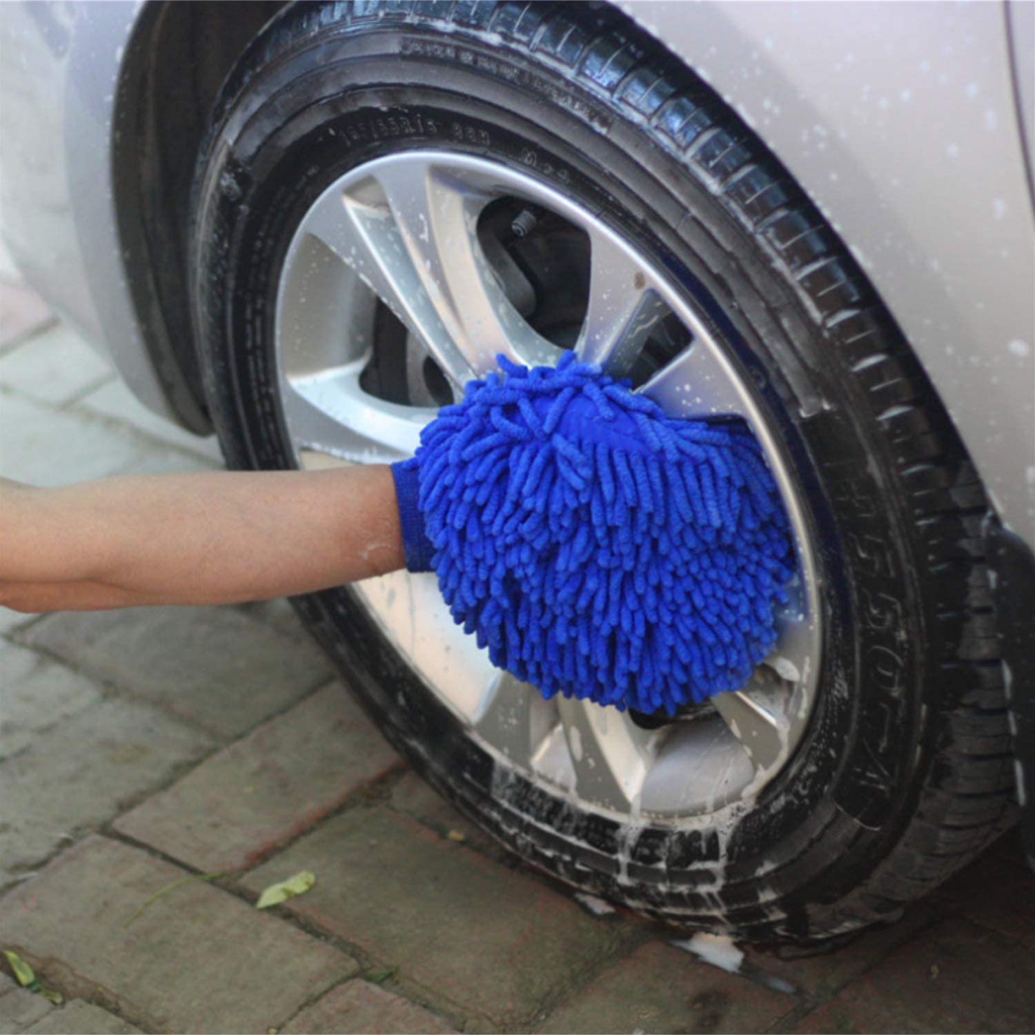 GDHXW X-884 Complete set box for car washing 3000 PSI High Pressure Snow Foam Lance Foam Cannon Foam Blaster M22 thread conversion adapter 5 Pressure Washer Nozzles Cleaning gloves
